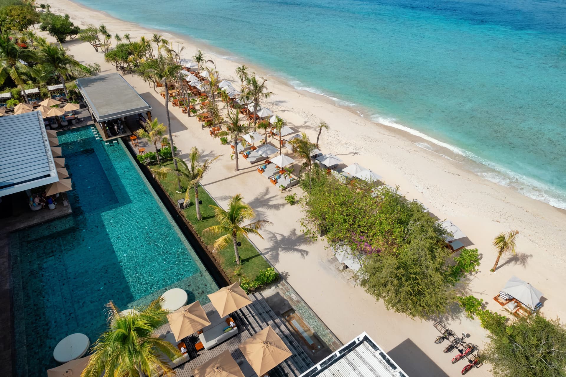 BASK Beach Club aerial