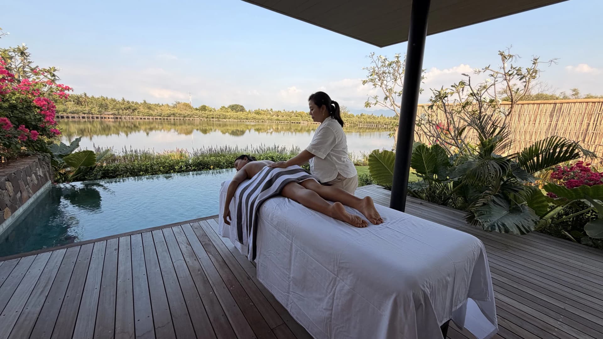 In-villa BASK Wellbeing spa treatment